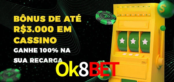 Ok8Bet melhor bônus de depósito